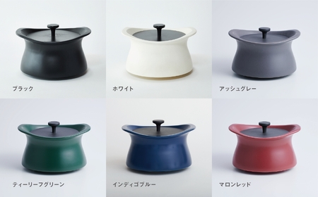 best pot（ベストポット）16cm　アッシュグレー　［モラトゥーラ　四日市萬古焼　ばんこやき　鍋　省エネ　耐久性　人気　メディア 　ごはんがおいしい 使いやすい　時短　人気割烹愛用　無水調理　耐熱調理　蓄熱調理　節約　シチュー　米　ごはん　旨み　うまみ］