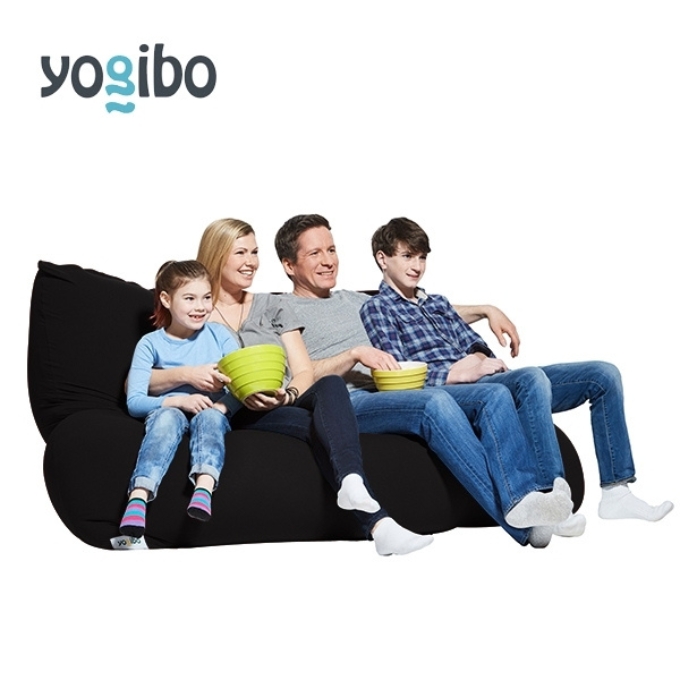 ヨギボー Yogibo Double ( ヨギボーダブル ) ブラック インテリア 寝具 ファッション 