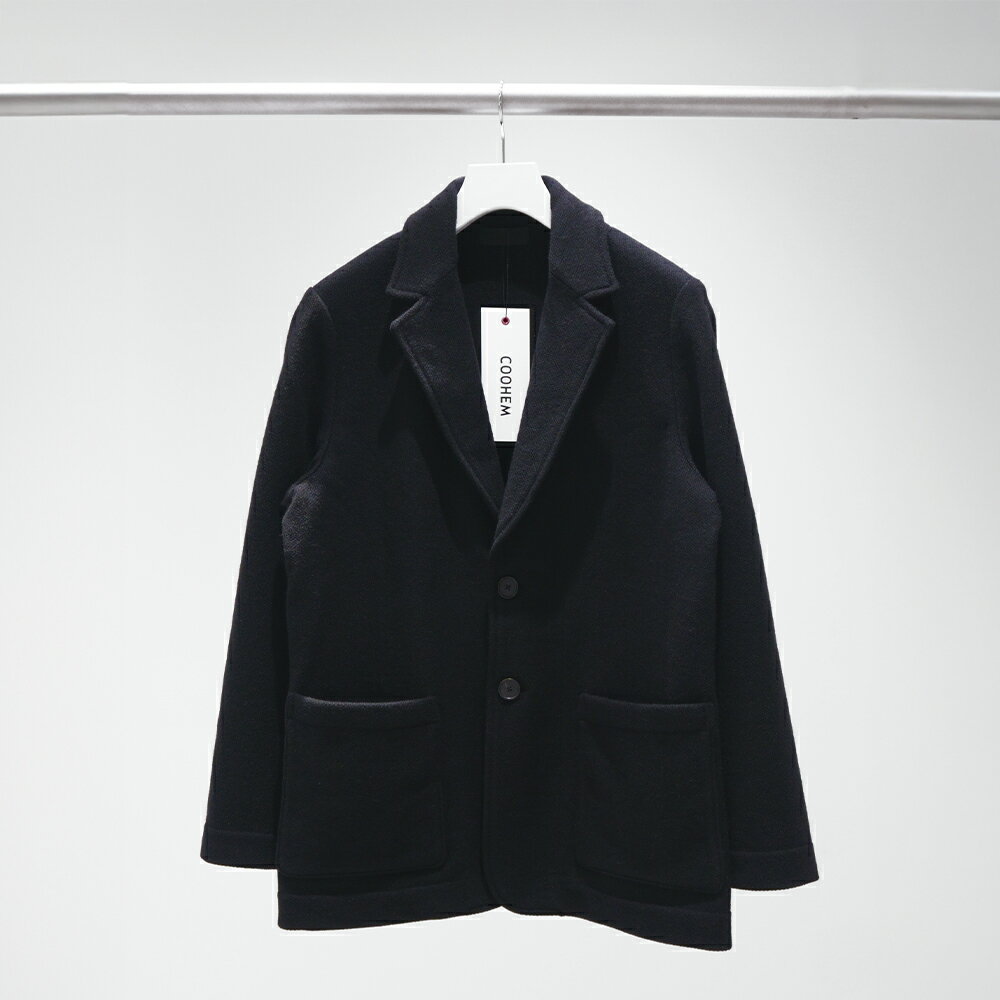 【ふるさと納税】【COOHEM】米富繊維 CASHMERE TWEED JACKET ブラック 服 洋服 メンズ ブランド 数量限定 山形県 山辺町 送料無料 yt-chtjk ※沖縄・離島への配送不可