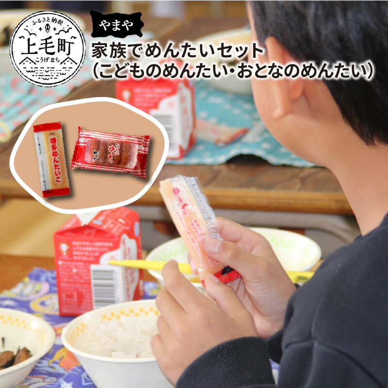 【ふるさと納税】TY2302　やまや　家族でめんたいセット（こどものめんたい・おとなのめんたい）