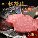 【ふるさと納税】極上松阪牛シャトーブリアン 300g（150g×2枚） 松阪牛 松坂牛 牛肉 ブランド牛 高級 和牛 日本三大和牛 国産 霜降り ステーキ肉 冷凍