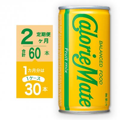 ふるさと納税 徳島市 【定期便 全2回】カロリーメイトリキッド　フルーツミックス味 計60本【CA135】