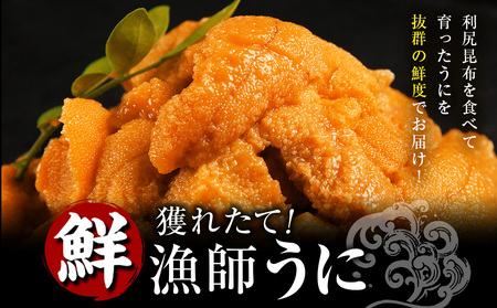 2026年発送予約 利尻島産 塩水エゾバフンウニ 100ｇ 昆布屋神兵衛