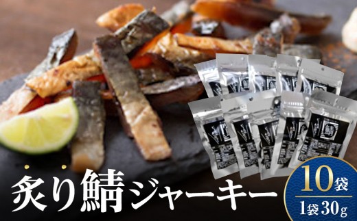 炙り鯖ジャーキー(30g×10袋)