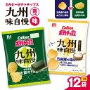 【ふるさと納税】＜選べる＞ カルビー ポテトチップス 九州味自慢 五島灘の塩味あごだし風味 or 有明海産佐賀のり味 ポテチ チップス 九州 沖縄 限定 塩 あごだし のり 菓子 スナック Calbee まとめ買い セイカ食品 鹿児島 鹿児島市 おすすめ ランキング プレゼント ギフト