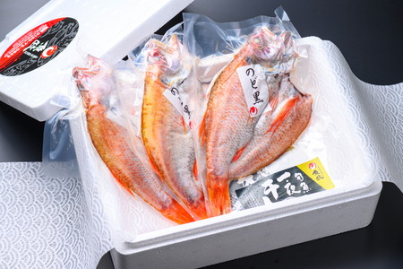 のどぐろ一夜干し（ノドグロ、のど黒、アカムツ）500g級使用 3尾セット