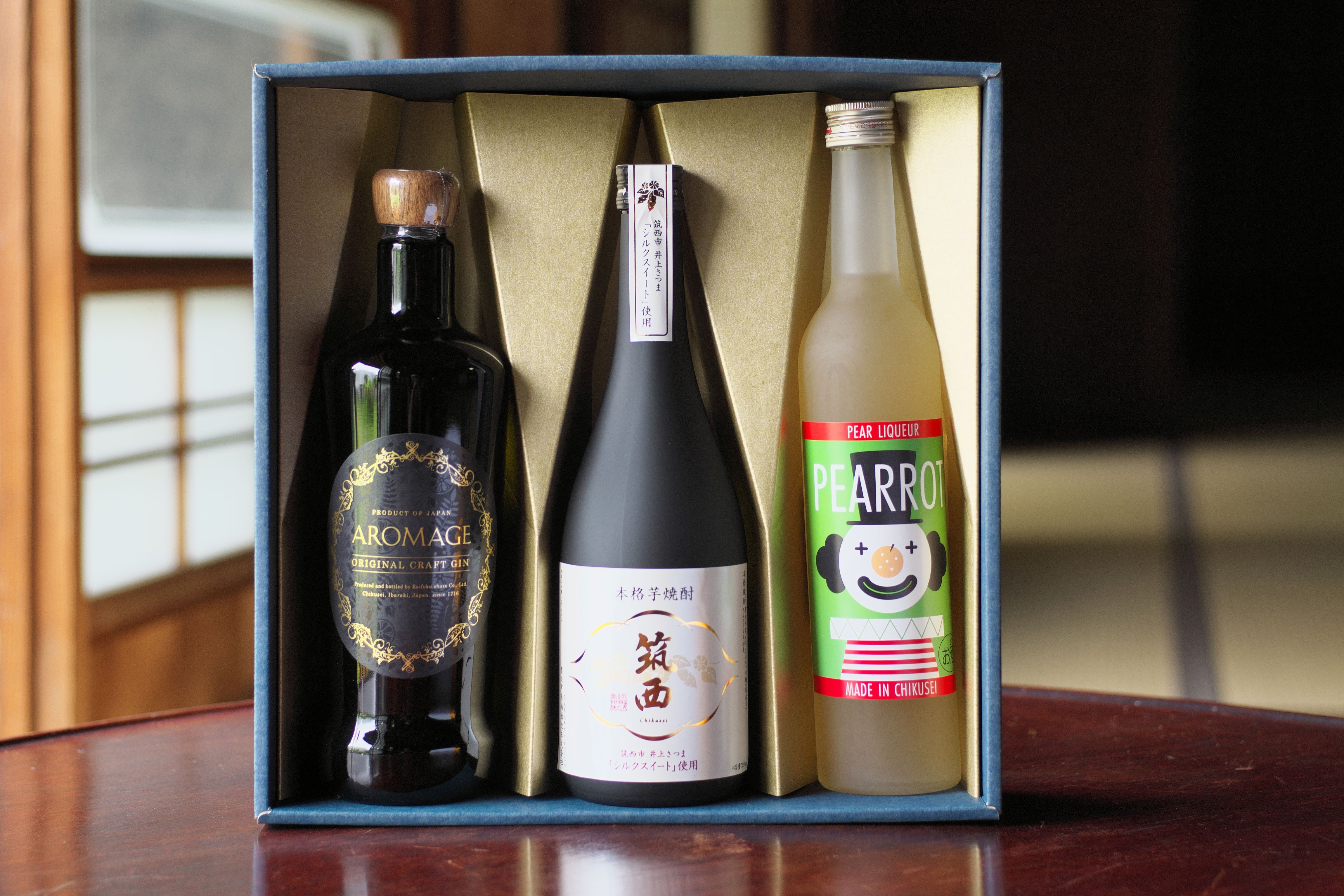 
プレミアム故郷セット リキュール セット クラフトジン 芋焼酎 飲み比べ セット [AM016ci]
