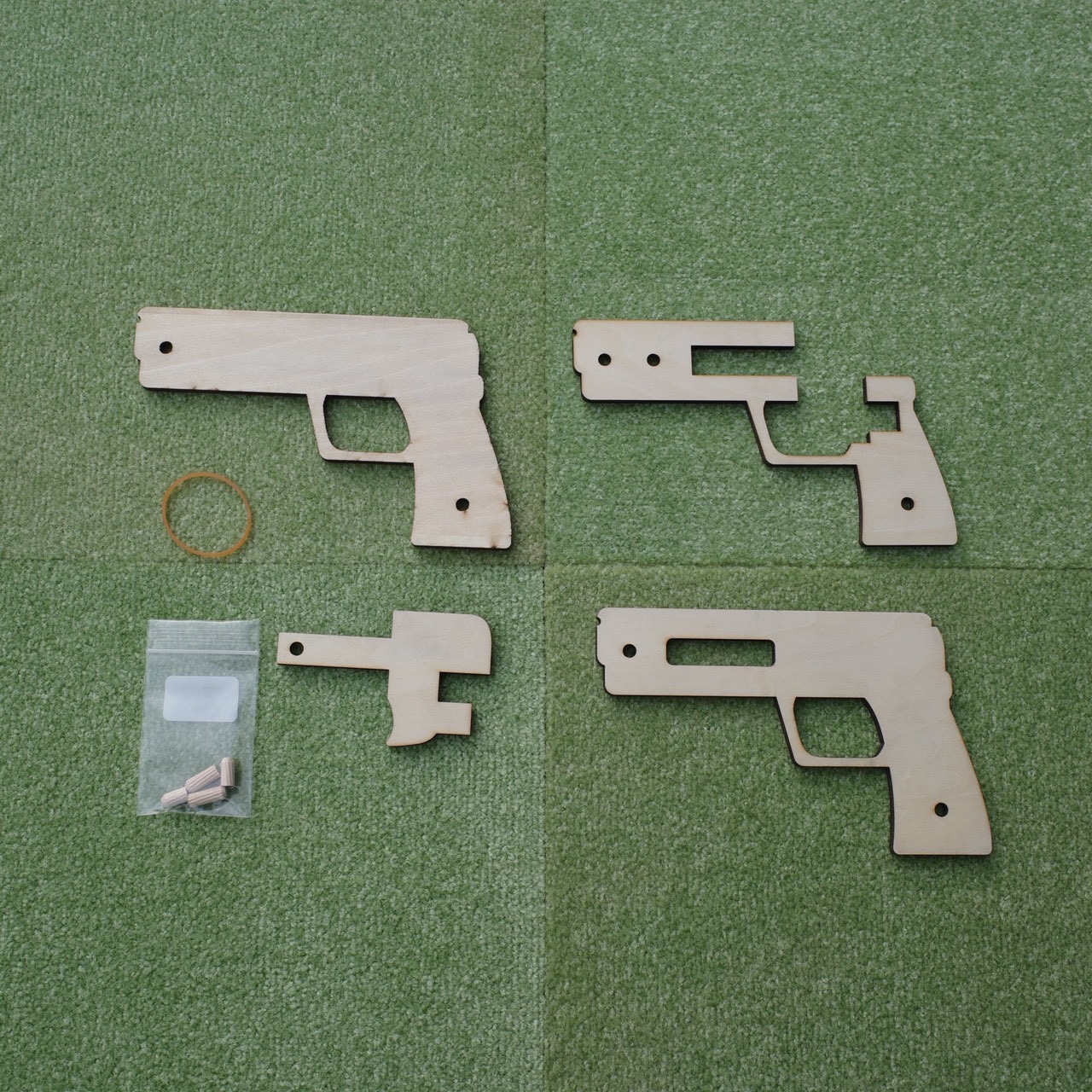 輪ゴムでっぽう（2丁セット） 【2325】