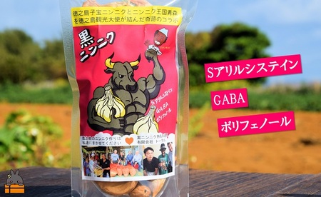 こだわりの波動熟成！ 鹿児島県徳之島産黒ニンニク（100g×3袋） ( にんにく ニンニク 熟成 GABA ポリフェノール Sアリルシスティン 健康食品 元気 長寿 徳之島 奄美 鹿児島 世界自然遺産