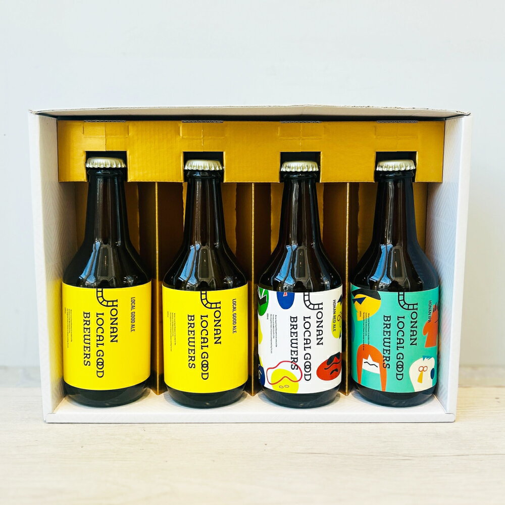 【ふるさと納税】クラフトビール詰め合わせ Aセット 1本あたり330ml 計4本 計1320ml LOCAL GOOD ALE×2本 HONAN RED ALE×1本 HONAN IPA×1本 クラフトビール ビール お酒 アルコール 飲料 麦芽 ホップ 冷蔵 東京都 杉並区 送料無料