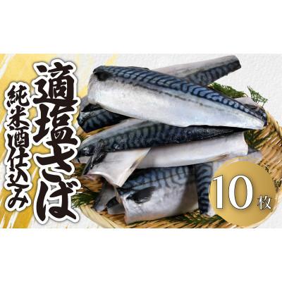 ふるさと納税 銚子市 適塩さば 純米酒仕込み 10枚