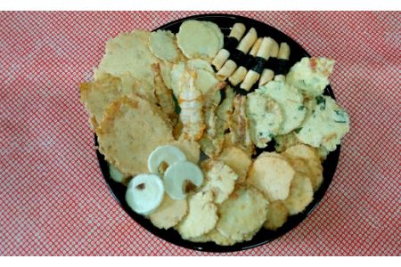 味の老舗青山　手焼海老せんべい10種セット・A034-30