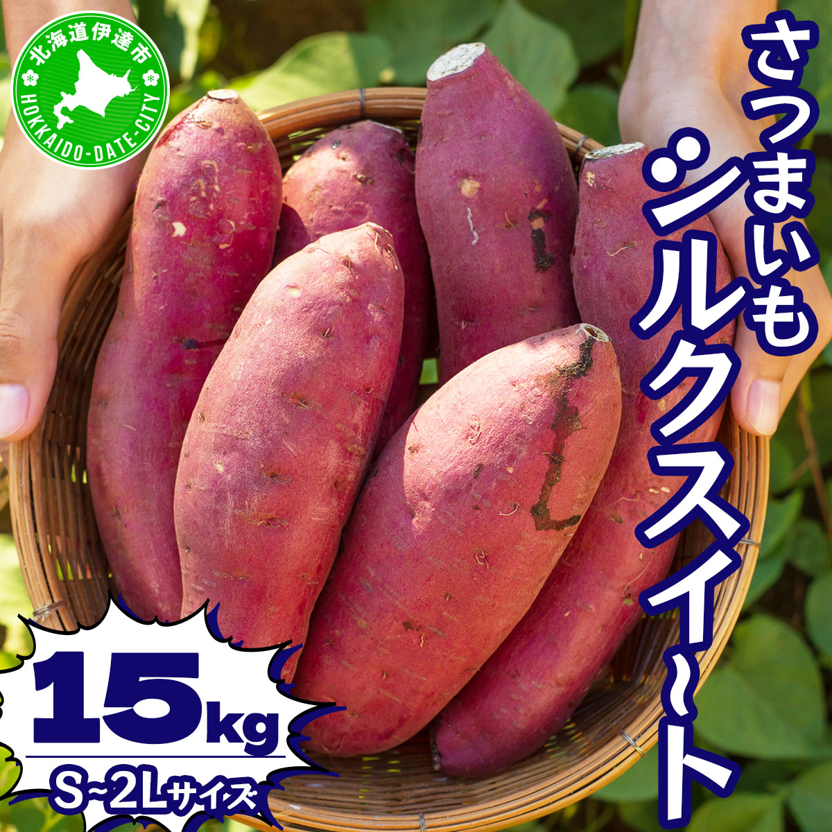 北海道 伊達 さつまいも シルクスイート 15kg 熟成 高糖度 サツマイモ 芋 甘い スイートヤバ芋 産地直送
