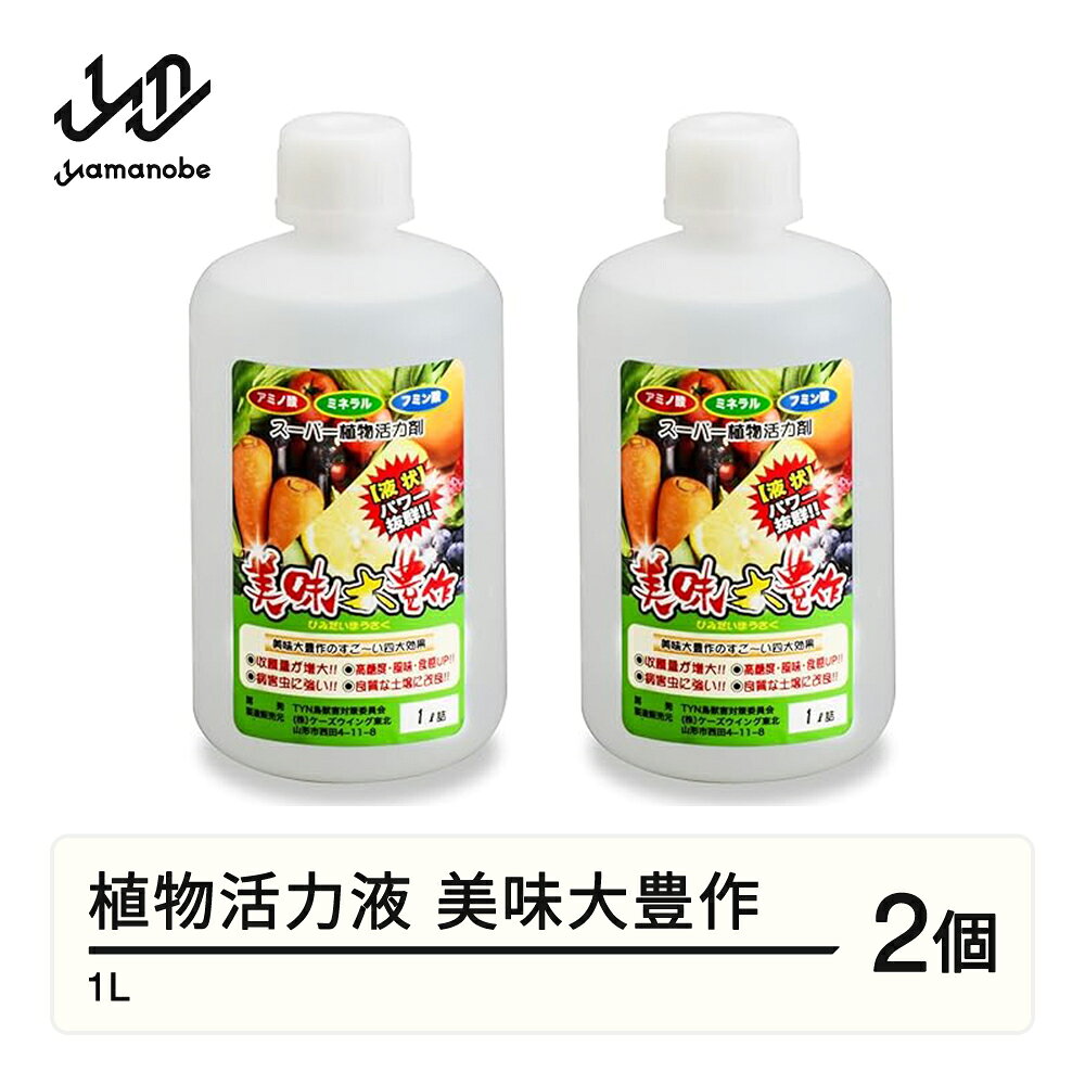 【ふるさと納税】 植物活力液 美味大豊作 送料無料 GT-S 2L(1L×2個) 肥料 園芸 野菜 花 作物 F21A-422
