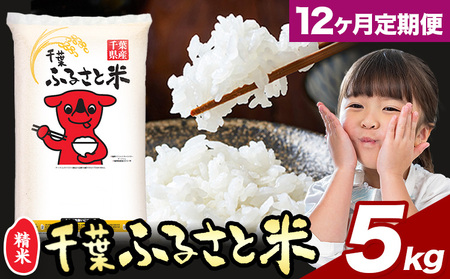 【12ヶ月定期便】千葉ふるさと米 5kg《お申込みの翌月から出荷》ブレンド米