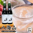 【ふるさと納税】八海山　純米吟醸55％　720ml 2本 | お酒 さけ 人気 おすすめ 送料無料 ギフト