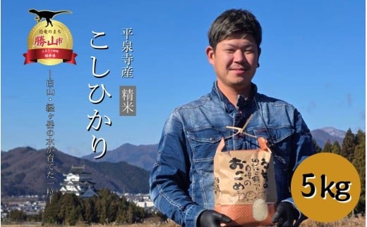 令和７年度産　コシヒカリ5ｋｇ（５ｋｇ×1袋）※精米[A-097001]