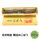 【ふるさと納税】先行予約 野菜 ごぼう 岡山 根菜 ゴボウ A-06芳井・明治ごぼう【2024年11月～発送予定】