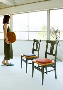 OTO い草クッション 47×47cm 2枚組【MACHI-MACHI RED】