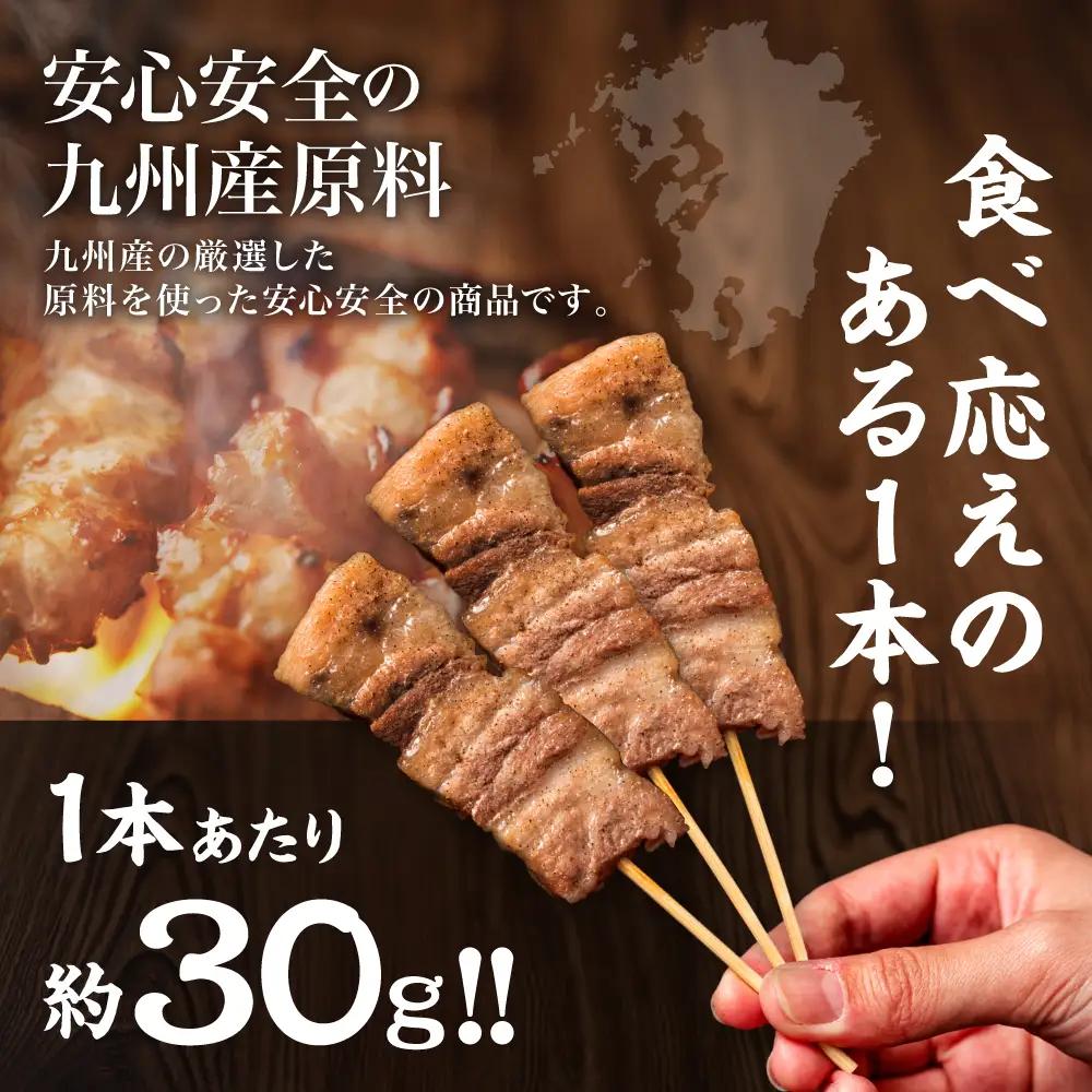 豚バラ 豚肉 お肉 九州産 豚バラ串 40本 合計1.2kg 豚バラ 豚肉 お肉