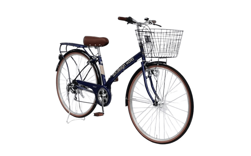 a.n.designworks/ STYLE KIX CITY276 ネイビー【27型 自転車 完成品 組み立て不要 アウトドア サイクリング じてんしゃ 通勤 通学 新生活】 099X360