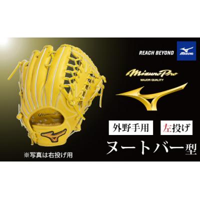 ふるさと納税 宍粟市 ミズノプロ 硬式用 野球グラブ 外野手用 ヌートバー 型( 左投げ )AO66