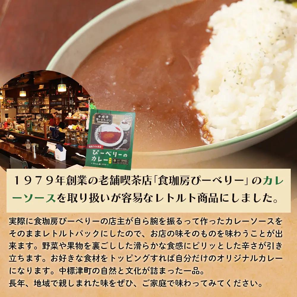 中標津 想い出キッチン　「ぴーべりーのカレーソース」３箱【3202202】