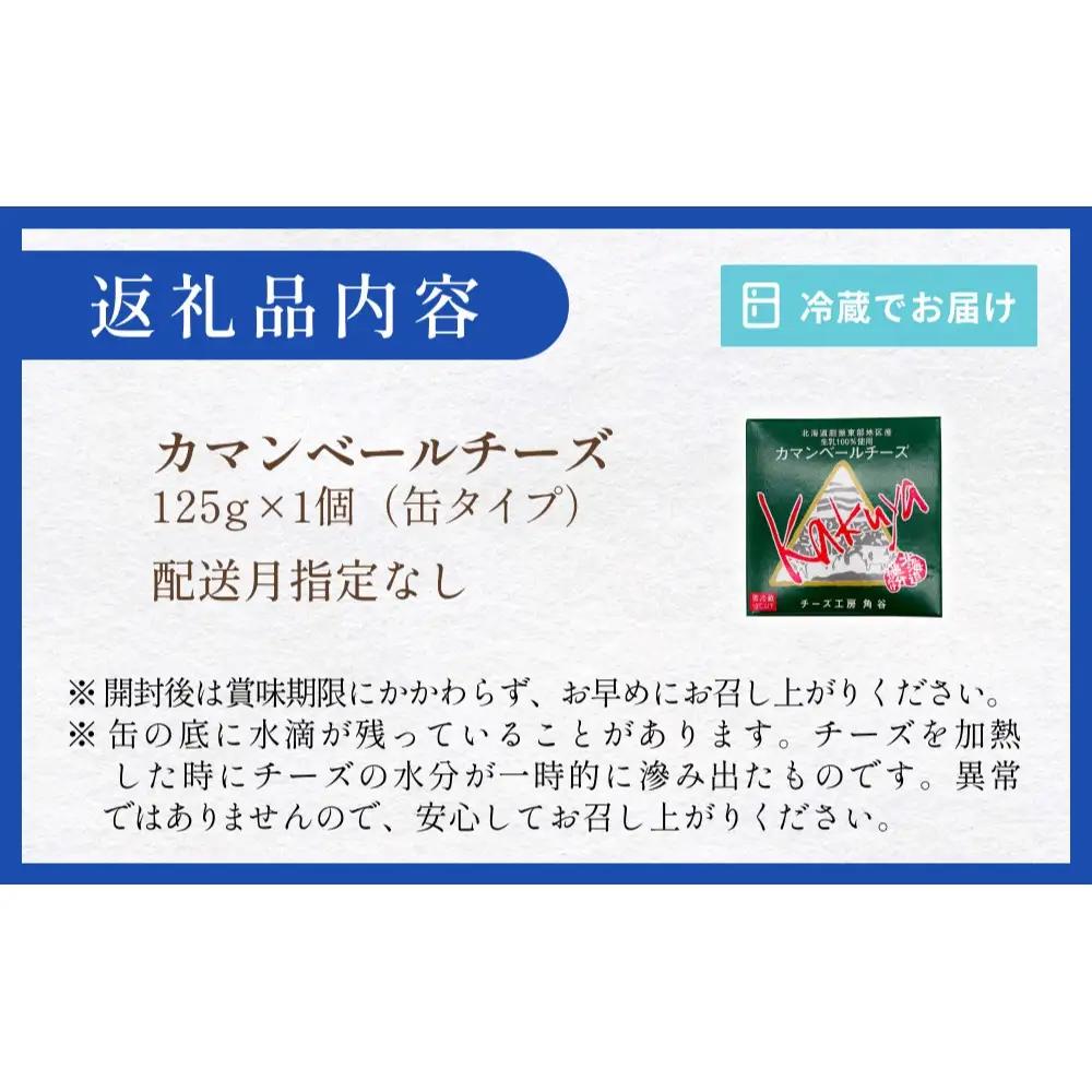 【配送月指定なし】 カマンベールチーズ 1個 缶タイプ チーズ工房角谷 KAKUYA カマンベール 配送月指定