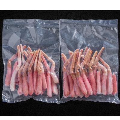 ふるさと納税 網走市 【訳あり】北海道生オオズワイガニポーション 　300g×2(300g/15〜30本)カニしゃぶに最適 |  | 02