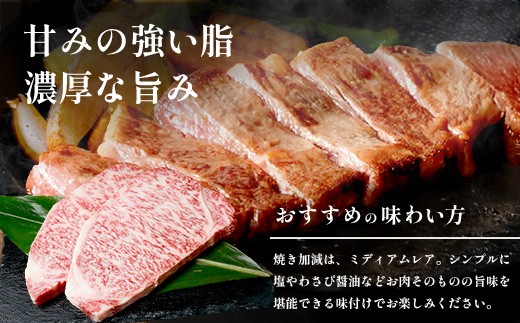 宮崎牛 ロース ステーキ 約500g（2枚入）×1P 冷凍｜国産 牛肉 4等級以上 黒毛和牛 肉 お肉 ブランド牛 鉄板焼き 高級 株式会社ミヤチク 宮崎県 諸塚村 MY-01
