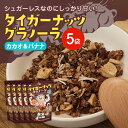 【ふるさと納税】 タイガーナッツグラノーラ（カカオ＆バナナ） 100g×5袋 シリアル グルテンフリー 無添加 オーガニック 有機 ナッツ 砂糖不使用 食物繊維 オーツ 麦 小袋 個包装