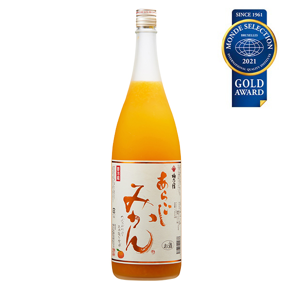 梅乃宿 あらごしみかん 1800ml ／ お酒 リキュール ギフト 贈り物 プレゼント 人気 メーカー直送 果肉たっぷり デザート つぶつぶ食感 ロック ストレート 奈良県 葛城市