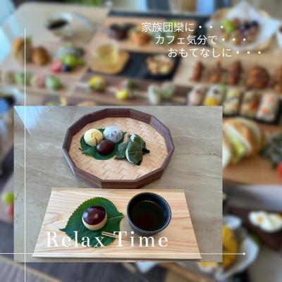 ふるさと納税 富田林市 【天然木無垢材ヒノキ】おしゃれでかわいいランチ・カフェプレート　木製食器2枚セット　 |  | 02