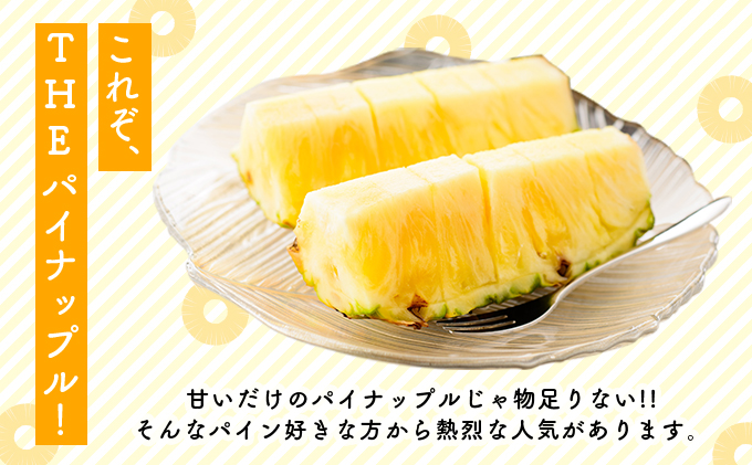 2025年 先行予約 島パイン (ハワイ種) 約3kg 2～4玉 パイナップルの王道 西表島産 パイン 果物 フルーツ