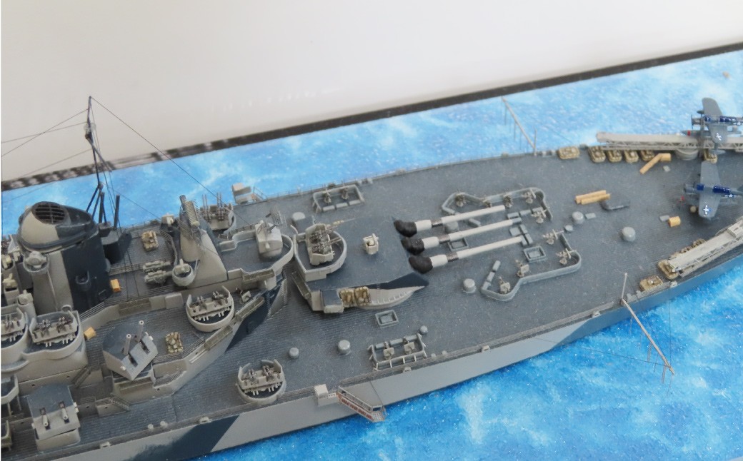 プロプラモデラーが作る！一点物 戦艦「アイオワ」1/700（完成品）タミヤベースプラモデル（MG誌掲載作品）