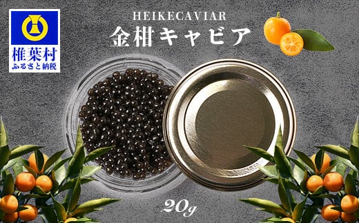 
【世界三大珍味×日本三大秘境】HEIKE CAVIAR 金柑キャビア 20g 国産【産地直送】【簡易包装】
