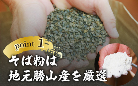 雪室半生そば 8人前（100g/1人前×8個セット） 濃縮だし付 [A-077007]