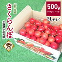 【ふるさと納税】さくらんぼ 佐藤錦 か 紅秀峰 500g 秀品 2Lサイズ 山形県 フルーツ 果物 お取り寄せグルメ 冷蔵配送 東北 上山市 0032-2501