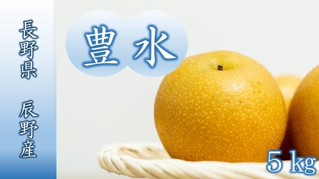 
            447 先行予約 梨 豊水 ５㎏ 【野澤フルーツ農園】９月下旬～発送
          
