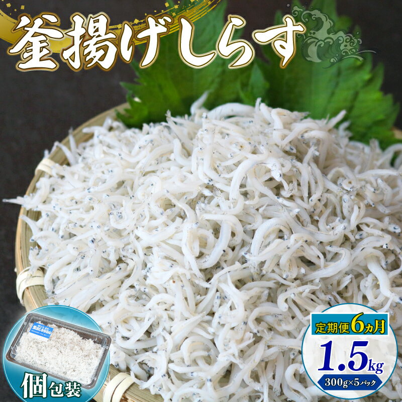 【ふるさと納税】 しらす 1.5kg 釜揚げ 定期便 ごはん 丼 パスタ 魚 300g 個包装 小分け 料理 シラス 小魚 魚貝 魚貝類 海鮮 しらす丼 シラス丼 しらすしらす おすすめ 高知県産しらす 米 こめ コメ に合う 高知県 南国市