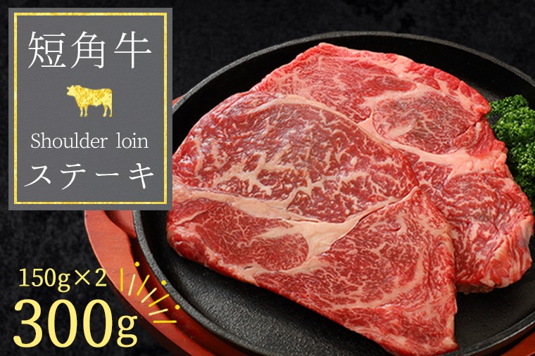 
                  いわて短角和牛 肩ロースステーキ 300g (150g×2)（DV063）
                