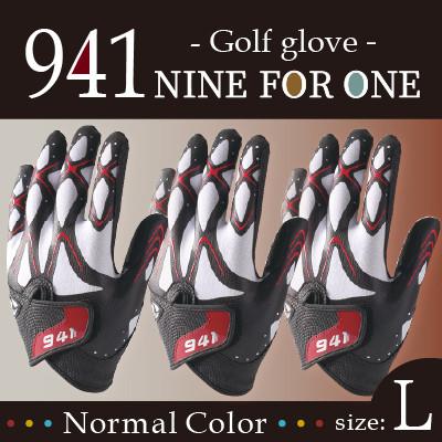 ふるさと納税 三木町 941G　ゴルフグローブ 真紅3枚セットL(25~26cm)