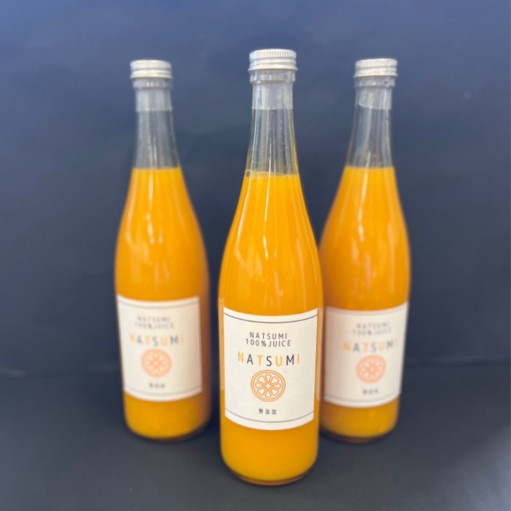 【ふるさと納税】なつみ100％ジュース720ml×3本セット 無添加 ストレートジュース みかんジュース ストレート 100% オレンジジュース ジュース なつみ 柑橘 果汁飲料 果物 くだもの フルーツ 飲料 果汁100% 無着色 無香料 佐賀県 太良町 OD6