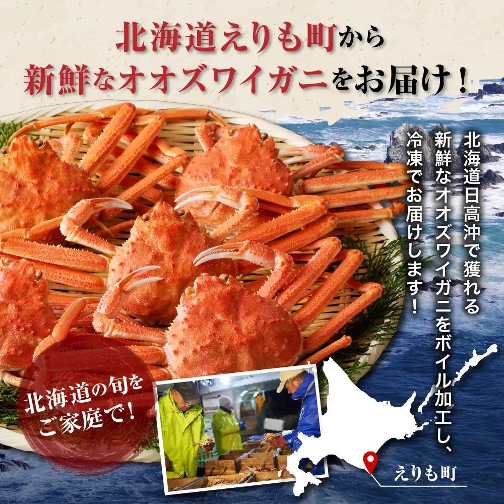 訳あり ボイルオオズワイガニ 姿 2kg（1kg×2）