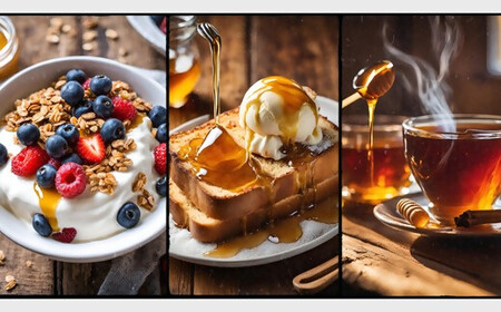 【1.6-45】国産花々・アカシア140ｇとコラーゲンドリンク6本セット