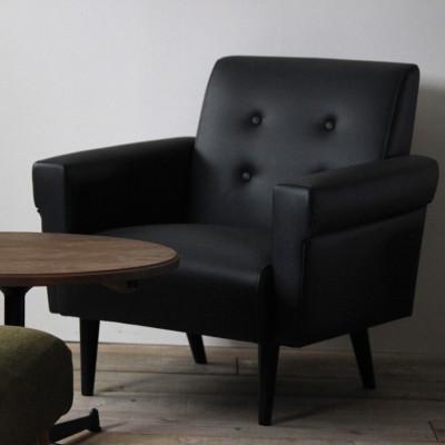 ふるさと納税 富田林市 Marguerite Sofa 1人掛け (マーガレットソファ) プレザント　ブラック【SWOF】 |  | 03