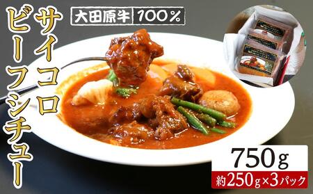 大田原牛 100％ サイコロビーフシチュー 3パックセット | レトルト シチュー 和牛 牛肉 ビーフ 高級