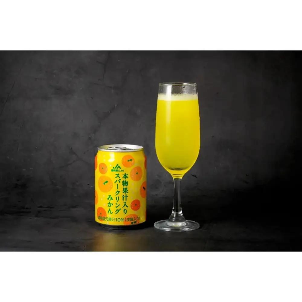 本物果汁入り　スパークリングみかん　280ml　24缶入り×1ケース□