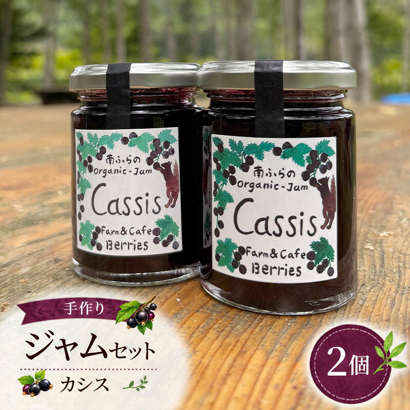 【ふるさと納税】手作りジャムセット 【カシス】 2個 北海道 南富良野町 ジャム ベリー カシス ソース 果実