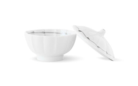 【波佐見焼】ombre de fleur プティポット melodie gray 2個セット【翔芳窯】[FE516]